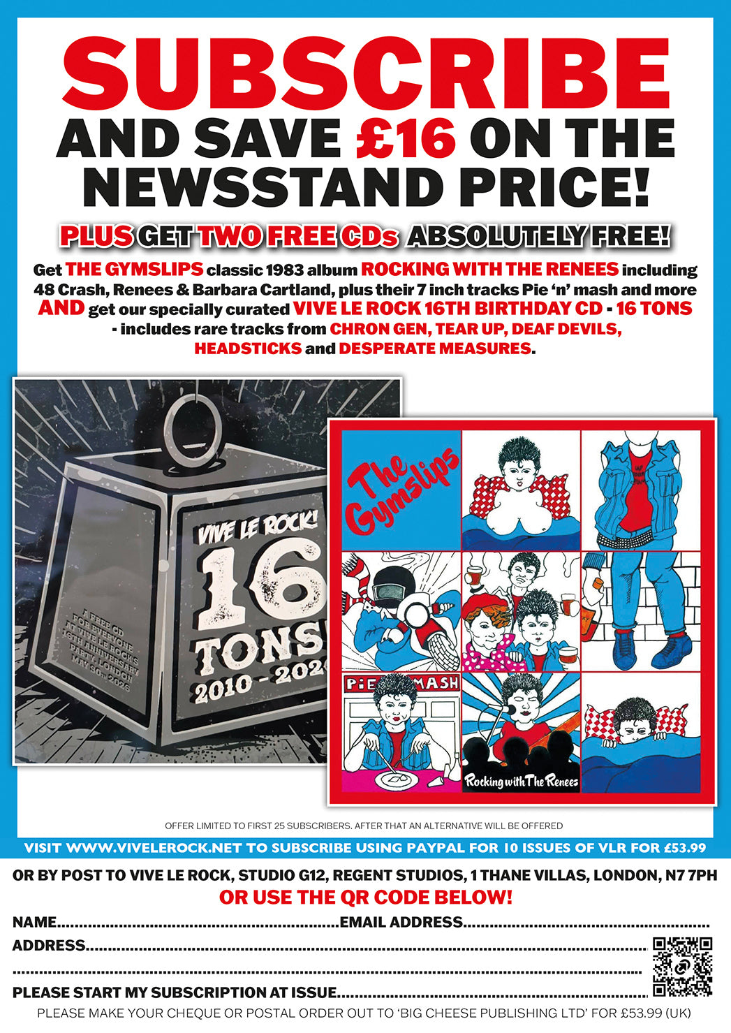 VIVE LE ROCK SUBSCRIPTION !