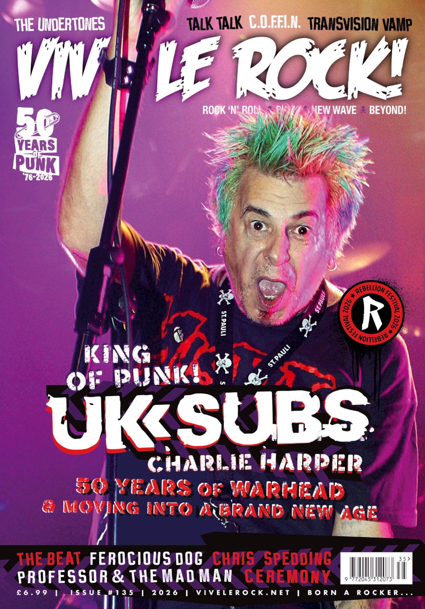 VIVE LE ROCK 135: UK SUBS - PREORDER!