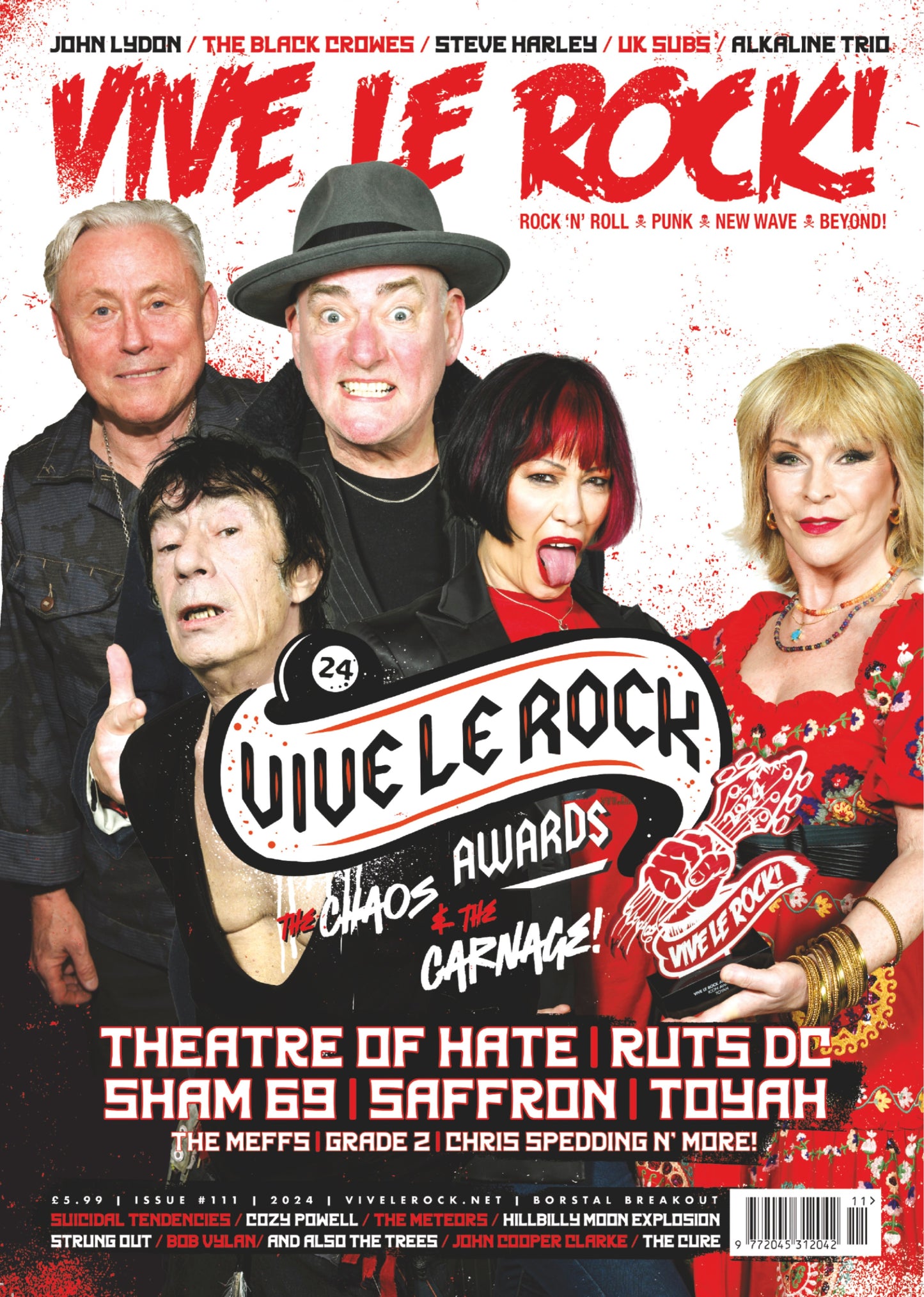 VIVE LE ROCK 111 VIVE LE ROCK AWARDS 2024 - PREORDER!