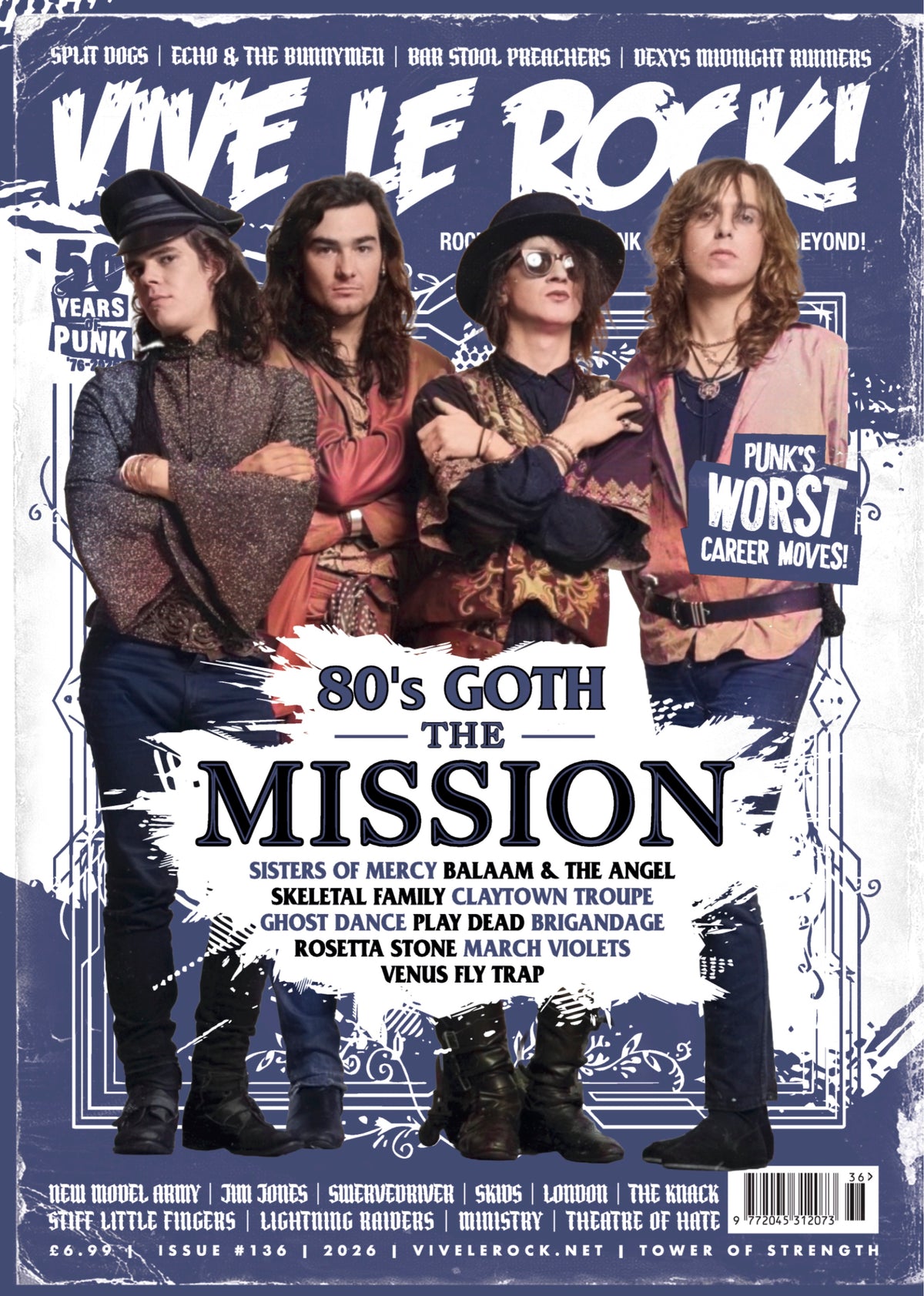 VIVE LE ROCK 136: THE MISSION & GOTH SPECIAL - PREORDER!