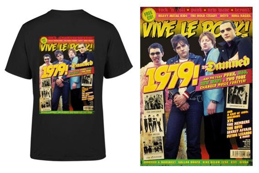 VIVE LE ROCK THE DAMNED 1979 T-SHIRT ***LIMITED EDITION***
