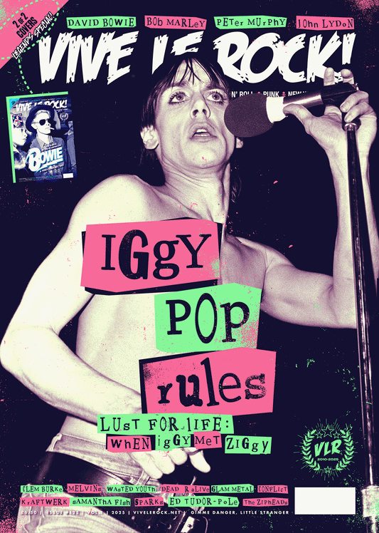 VIVE LE ROCK 122: IGGY POP / DAVID BOWIE DOUBLE COVER!
